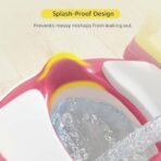 StarAndDaisy Potty Seat for Kids 1-3 Years | Toilet Seat for Kids with Height Adjustable & Removable Soft Cushion, Fits All Western Toilets seat (Pink-Yellow) - Fast Shipping to USA & Canada - Image 6