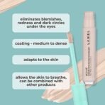 Lamel- OH my Clear Face Concealer 401-Light Beige |Creamy formula |Instantly conceals imperfections |Sweat and water resistant |Smooth, natural finish| 7ml - Fast Shipping to USA & Canada - Image 6