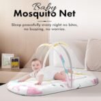 StarAndDaisy Baby Mosquito Net with 360? Widened Skirt/Foldable,Spacious & Light-Proof/Rust-Free 5-Point Frame/Honeycomb Mesh for Full Protection. - Fast Shipping to USA & Canada - Image 3