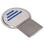 Focallure Lice Comb Removal | Effective for Nit Eggs or Dandruff | Won't Rust | No Pulling Hair | Best for Long Short Thick Thin Fine Dry Afro Wet Hair | Premium 304 Stainless Steel - Fast Shipping to USA & Canada