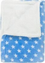 First Kick Baby Blanket New Born Pack of Wrapper Durable Fleece Polyester Cum Baby Crib Sheet for Baby Boys and Baby Girls, 107 cm X 85 cm, 0-12 Months Sky Blue - Fast Shipping to USA & Canada - Image 4