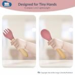 Kids Station 3 Piece BPA-Free Silicone Baby Feeding Set - Baby Plate - Spoon and Bowl - Make Mealtime Fun - Microwave Safe - Unbreakable Eco-Friendly - Organic & Natural (Plate (Set of 3), Pink) - Fast Shipping to USA & Canada - Image 6