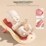 StarAndDaisy Baby Bath Seat Newborn to 0-18 Months, Non-Slip, Adjustable, Portable, Comfortable, Hygienic Baby Bather (Blue) - Fast Shipping to USA & Canada - Image 3