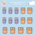 Tidy Sleep 100% Waterproof Premium Cotton Mattress Protector | Breathable and Hypoallergenic Ultra Soft Fitted Bed Protector (75"x36" Single) Green - Fast Shipping to USA & Canada - Image 5