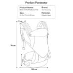 StarAndDaisy Baby Carrier with Adjustable Height and Waist Strap, M-Shaped Hip Seat Design, Storage Pocket, Breathable Fabric, Comfortable Baby Carrier for Newborns, Infants & Toddlers -Black - Fast Shipping to USA & Canada - Image 7