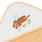 TIDY SLEEP Cotton Hooded Bath Towels for Newborn Baby Wash Cloth for Babies Extra Soft Bathing Towel Infants Toddlers,(Pack of 1) Peach, L-75cm X B-75cm - Fast Shipping to USA & Canada - Image 3