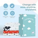 Tidy Sleep Baby Changing Mat - Waterproof, Foldable, Padded Diaper Changing Sheets for Newborns & Infants - Our Mission (65 cm x 45 cm) - Fast Shipping to USA & Canada - Image 6
