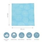 TIDY SLEEP Muslin Baby Face Napkin for New Born (Washable, Reusable Extra Soft Baby Face Napkin) (3) - Fast Shipping to USA & Canada - Image 4