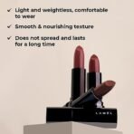 Lamel- Silk Cover Silky Cream Lipstick 403- Soft Coral (Neutral Pink)| smooth & nourishing texture |light and weightless|does not spread and lasts for a long time | 3.8gm - Fast Shipping to USA & Canada - Image 3
