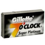 Gillette 7O'Clock Super Platinum - Premium Salon Box (100 Blades Count), Men - Fast Shipping to USA & Canada