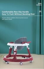 StarAndDaisy Baby Walkers 6-24 Month Boy & Girl / 360? Walker for Kids 1 Years with Multi Adjustable Height/Multi-Function Baby Walker with Anti-Rollover - (Red) - Fast Shipping to USA & Canada - Image 7