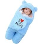 First Kick New Born Combo Pack of Baby Blanket Hooded Embroided Wearable Wrapper Baby Sleeping Bag(0-6 Months, L 27 x B 13 Inches) Pack of 2 Pcs - Fast Shipping to USA & Canada - Image 3