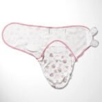 haus & kinder 100% Cotton Baby Swaddle Wrap for Newborn | Adjustable Easywrap Swaddle Blanket for 0-3 Months | Hippty Hop - Fast Shipping to USA & Canada - Image 3