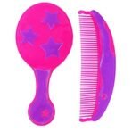 1st Step Baby Comb and Brush Set/Grooming Set with Soft Bristles (Pink) - Fast Shipping to USA & Canada - Image 2