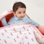 MOM'S HOME Organic Cotton Baby Quilt | 100 * 150cm | 0-5 Years | Dragonfly - Fast Shipping to USA & Canada - Image 6