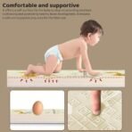 StarAndDaisy Baby Mats for Floor/Play Mat for Babies, Infants & Toddlers with Double Sided Water Proof/Baby Play Mat for Kids Reversible & Foldable Design (Giraffe & Traffic Print) - Fast Shipping to USA & Canada - Image 5