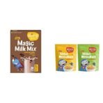 Slurrp Farm High Protein Chocolate Swirl Milk Mix 250g & Slurrp Farm No Maida Millet Noodles Foxtail Millet and Little Millet 2x192g - Fast Shipping to USA & Canada - Image 2