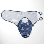 haus & kinder 100% Cotton Baby Swaddle Wrap for Newborn | Adjustable Easywrap Swaddle Blanket for 0-3 Months | Spacewalk, Multicolor - Fast Shipping to USA & Canada - Image 4