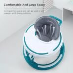 StarAndDaisy Baby Walkers for 6-24 Month Baby Boy Girl/Baby Walker 7 Level Height Adjustment/Walker for Kids for 1 Years with Switchable Food & Musical Toy Tray - Sky Blue - Fast Shipping to USA & Canada - Image 6