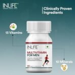 INLIFE Multivitamin for Men - 60 Tablets - Fast Shipping to USA & Canada - Image 5