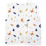 1ST STEP Button Type 100% Organic Muslin Jhabla (Medium (3-6 Months), Multicolor 1) - Fast Shipping to USA & Canada - Image 7