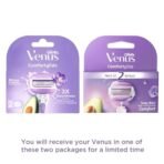 Gillette Venus Comfortglide Hair Removal Razor Blades/Refills/Cartridges for Women - 2 Pieces (Avocado Oils & Freesia scent soap gel bars) - Fast Shipping to USA & Canada - Image 3