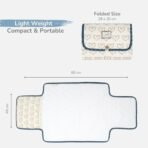 Tidy Sleep Portable Diaper Changing Mat/Pad for Newborns & Infants Baby 0-24 Months Light Weight, Portable, Water Proof (Galactic Love) - Fast Shipping to USA & Canada - Image 4
