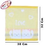 MOM CARE 100% Cotton Face Towels for Newborn Baby Super Soft Wash Cloth for Babies, Extra Soft hankies, Reusable Napkins High Absorbent Pack of 6 Multi Color 30 x 32 cm - Fast Shipping to USA & Canada - Image 3