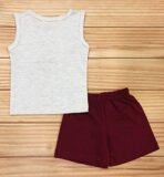 Infantbond Sleeveless Cotton Set (12-18M, Giraffe) ? Fast Shipping to USA & Canada - Image 3