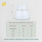 1ST STEP 100% Soft Muslin Cotton Snap Button Frock - Pack of 4 - Set 2 - New Born - Fast Shipping to USA & Canada - Image 3