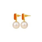 Routica Premium Pearl Korean Style Earrings for Women Pearl Alloy - Fast Shipping to USA & Canada