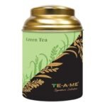 TE-A-ME Green Tea Tin, 50 GMS and TE-A-ME Jasmine Green Tin Tea 50 GMS - Fast Shipping to USA & Canada - Image 3