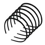 TEMPERIA (6 pcs) Hair Band For Girls Women & Kids - Stylish & Fancy Hairband Headband Cute Accessories - Black - Fast Shipping to USA & Canada - Image 2
