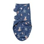 haus & kinder 100% Cotton Baby Swaddle Wrap for Newborn | Adjustable Easywrap Swaddle Blanket for 0-3 Months | Spacewalk, Multicolor - Fast Shipping to USA & Canada - Image 2