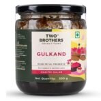 Two Brothers Organic Farms - Natural Gulkand | A Rose Petal Preserve | Sweetened Using Raw Honey | No Added Sugar | Rose Petal Jam (500G) - Fast Shipping to USA & Canada - Image 2