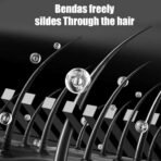 Hair Color Stick for White Hair Coverage | Waterproof & Sweat-Proof Hair Dye Touch-Up | Easy-to-Use Comb Applicator | Quick Root Touch-Up Stick for Men & Women | Temporary Hair Color Pen | Only Black Color - Fast Shipping to USA & Canada - Image 4