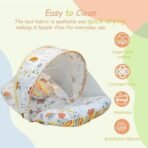 Infantbond Reversible Nest Set with Mattress & Carry Bag (Orange Good Night) ? Fast Shipping to USA & Canada - Image 5