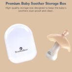 StarAndDaisy Umbrella Shape Baby Silicone Soother for 6 to 18 Months with Travel Case Teething Toy for Babies, Soother for Infants Sore Gums - Blue - Fast Shipping to USA & Canada - Image 7