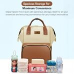 StarAndDaisy Baby Bag for Mother Travel/Diaper Bag with Insulated Baby Bottle Pocket/Diaper Bag for Mothers for Travel with Multi Compartments, Waterproof Diaper Bags for Mom, 24lt capacity - Fast Shipping to USA & Canada - Image 4