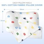 a baby cherry Organic Cotton Baby Pillow for Newborns (0M to 3 Years) ? Unisex | Washable | Pillow Cover Included - Fast Shipping to USA & Canada - Image 3