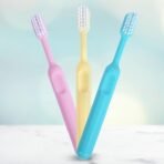 1st Step BPA Free Manual Toothbrush With Extra Soft Bristles - Pack Of 3 (Multicolor 2, Toddler) - Fast Shipping to USA & Canada - Image 2