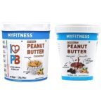 MYFITNESS Original Peanut Butter Crunchy 1250g & Chocolate PB Smooth 510g | Protein - Fast Shipping to USA & Canada - Image 2