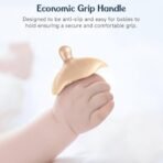 StarAndDaisy Umbrella Shape Baby Silicone Soother for 6 to 18 Months with Travel Case Teething Toy for Babies, Soother for Infants Sore Gums - Blue - Fast Shipping to USA & Canada - Image 5