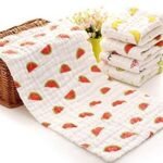 MOM'S HOME Baby Super Soft Absorbent Muslin 6 Layer wash Towel- 60X120 CM - (0-3 Years)- Pack of 2 - Fast Shipping to USA & Canada