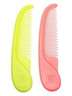 Mee Mee Soft Bristled Comb Set | BPA Free (Easy Grip, Pink Green) - Fast Shipping to USA & Canada - Image 2
