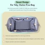 StarAndDaisy Baby Bag for Mother Travel/Diaper Bag with Insulated Baby Bottle Pocket/Diaper Bag for Mothers for Travel with Multi Compartments, Waterproof Diaper Bags for Mom, 24lt capacity - Green - Fast Shipping to USA & Canada - Image 7