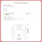 StarAndDaisy Premium Baby Sipper Bottle | Straw Sipper for Kids | Sippy Cup with Soft Silicone Straw BPA Free & Non Toxic for Baby or Kids of 12 Month - Fast Shipping to USA & Canada - Image 7