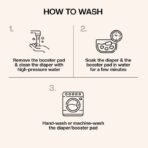 First Kick Reusable Cloth Diaper with Quick Dry UltraThin pads|Freesize, washable Diapers for baby 0-3 Yrs|Stay Dry & Lasts up to 3Hrs|Trim Fitting|Pack of 1 (1 shell + 1 Pad) - Fast Shipping to USA & Canada - Image 5