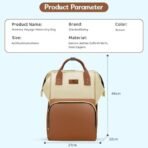 StarAndDaisy Baby Bag for Mother Travel/Diaper Bag with Insulated Baby Bottle Pocket/Diaper Bag for Mothers for Travel with Multi Compartments, Waterproof Diaper Bags for Mom, 24lt capacity - Fast Shipping to USA & Canada - Image 7