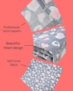 First Kick Baby Blankets New Born Crib Printed Sheet Blanket for Baby Boys and Baby Girls, L 100 cm x B 75 cm, Pack of 2 Pc. - Fast Shipping to USA & Canada - Image 5